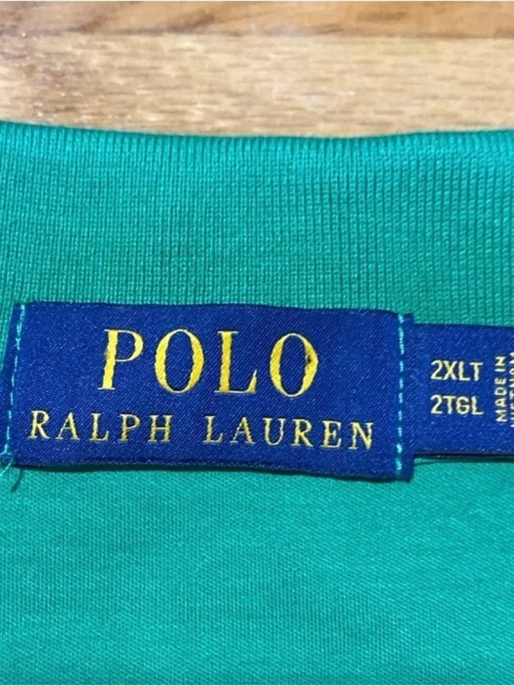 Polo Ralph Lauren Classic Fit Cotton Short Sleeve Lifeboat Green polo sz 2LT NEW